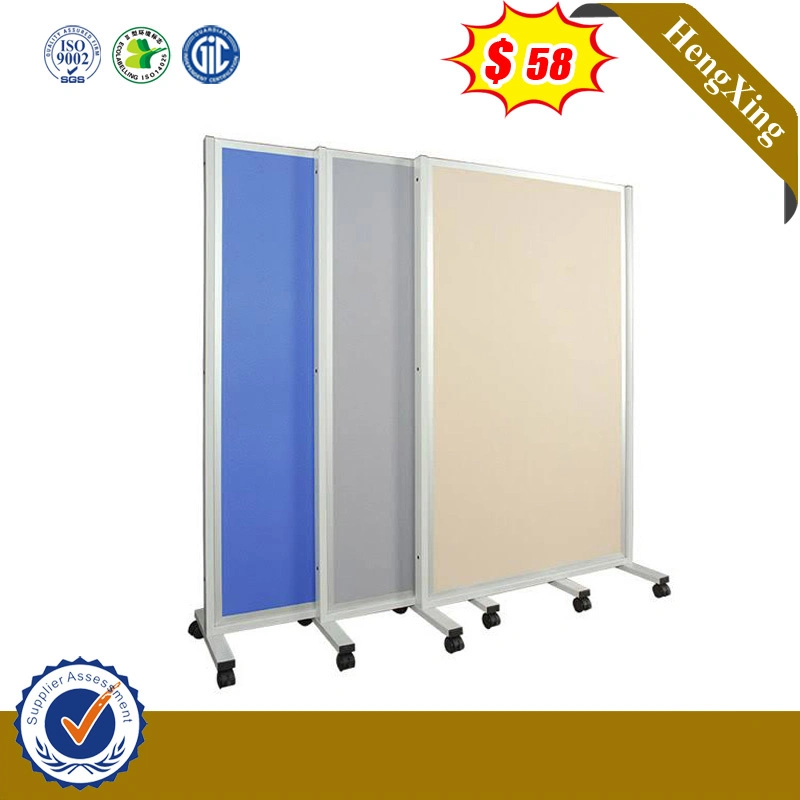with Metal Structure Good Price 2 Seats Office Table Partition