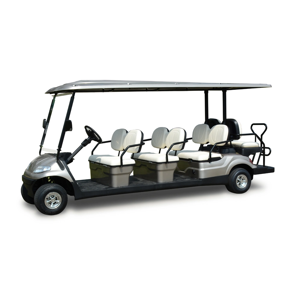 8 Seats Electric Passenger Cart with Rear Seats