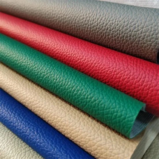 Knitted PVC Leather for Car Seat Covers Leather Sofa Furniture Leather
