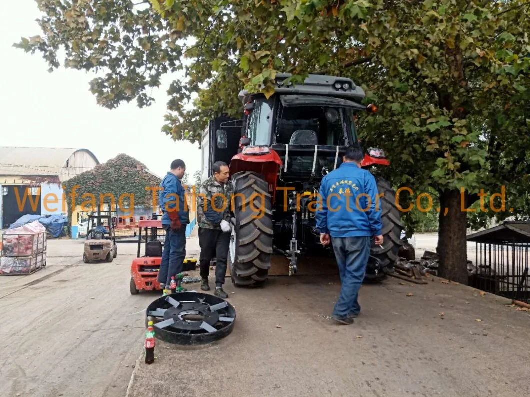 Chinese Tractor 70HP 80HP 90HP 100HP Farm Tractors Compact Tractor with Excavator Tractor Loader