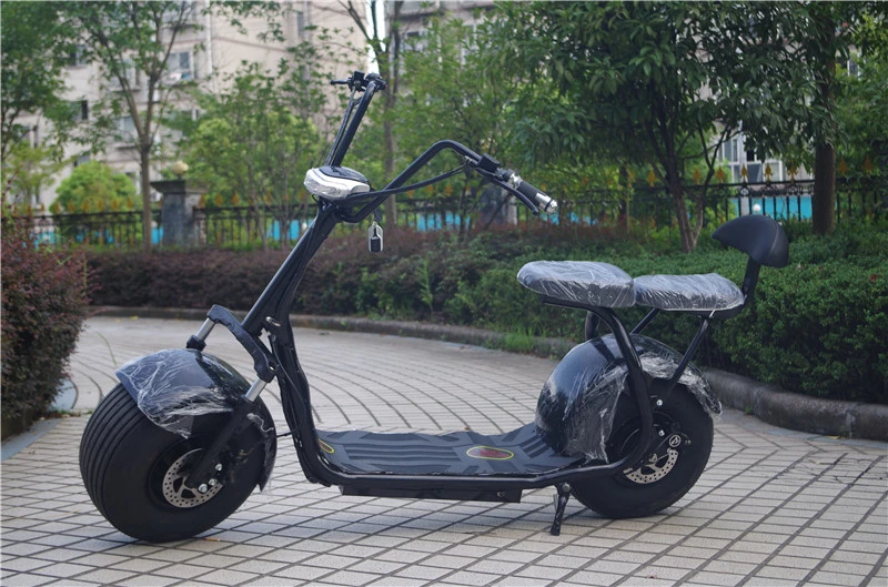 2016 Newest Product Seev Citycoco Electric Scooter with Two Seat and Suspension
