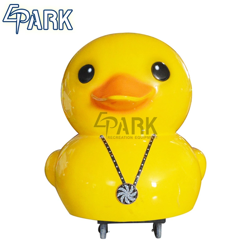 Rubber Duck Swing Car Game Machine Coin Operated Electric Rocker Seat Kids Ride