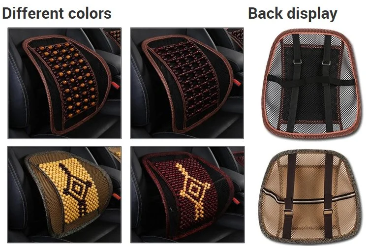 Comfortable Universal Auto Parts Massage Wooden Beads Seat/Lumbar/Cushioning/Chair/Cushion Cover