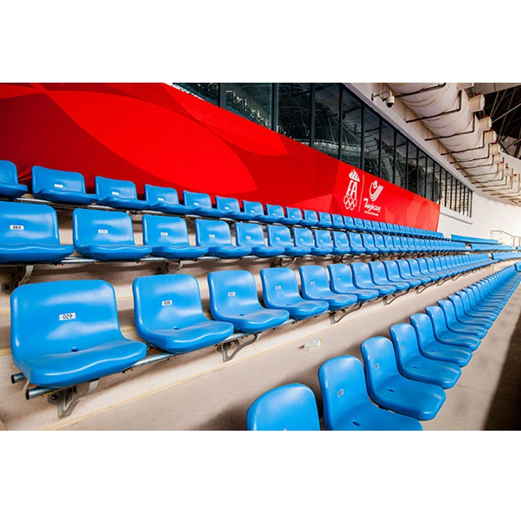 Low Back Stadium Chairs for Bleachers Blow Plastic Seats