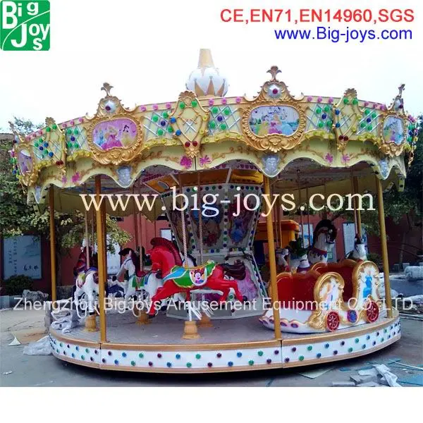 Cheap 16 Seats Carousel Ride for Sale, Musical Carousel Ride