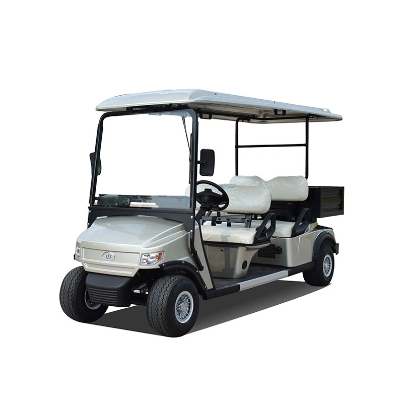 Ce Approved off Road Mini 4 Seats Electric Golf Buggy with Cargo Box