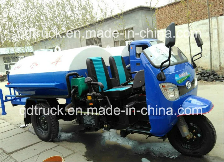 Sprinkler Truck Mini Economical Tricycle/ 3 wheeler tricycle water truck