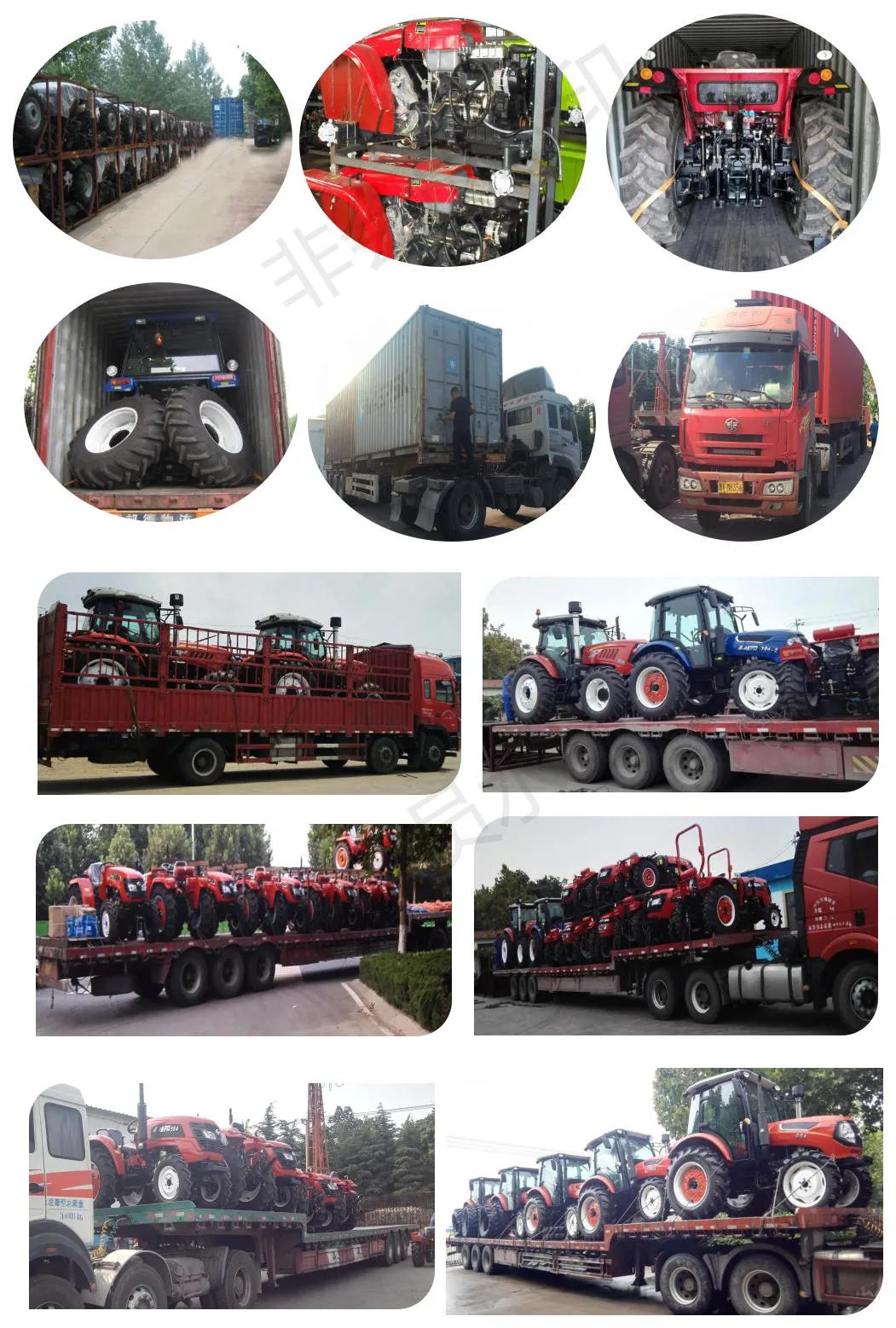 Taihong 150HP, 180HP, 200HP Wheel Tractor, Lawn Tractor Backhoe Tractor