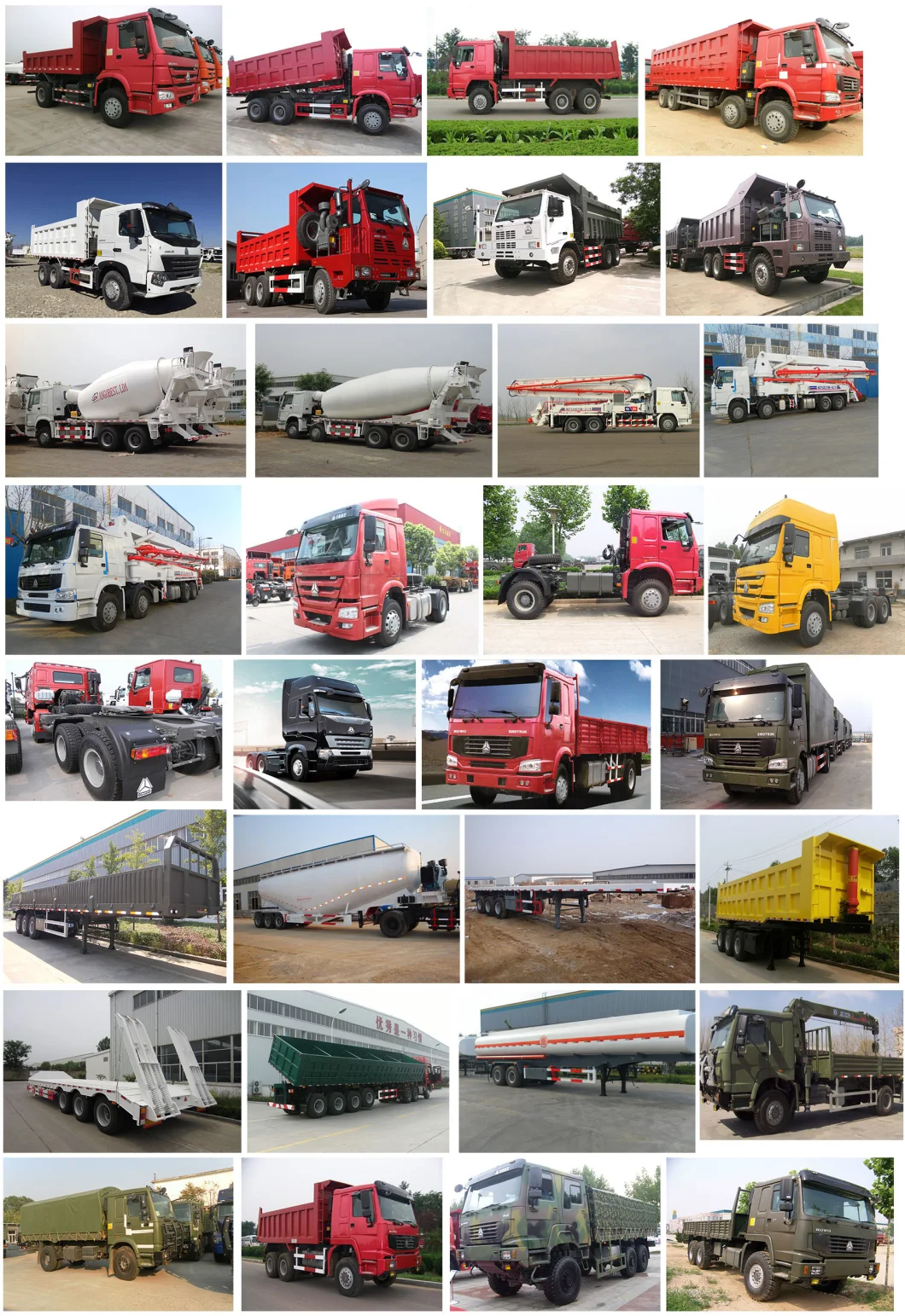 HOWO Dump Truck 6X4 Dump/Dumper/Dumping/Tipper/Tipping Truck for 30t-50t Cargo