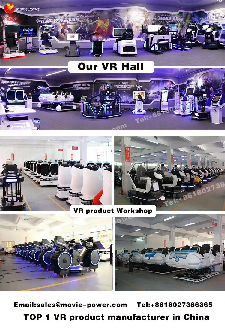 Interactive 6 Seats Equipment 360 Degree Immersive 9d Vr Cinema