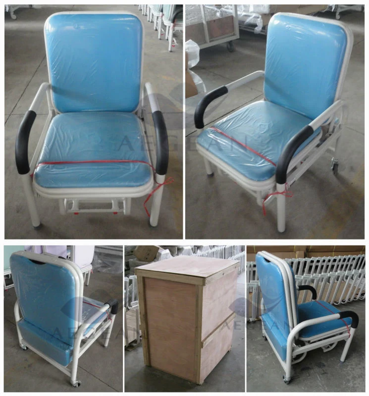 AG-AC004 Ce& ISO Qualified 3-Pieces with Pillow Metal Folding Chairs with Padded Seats