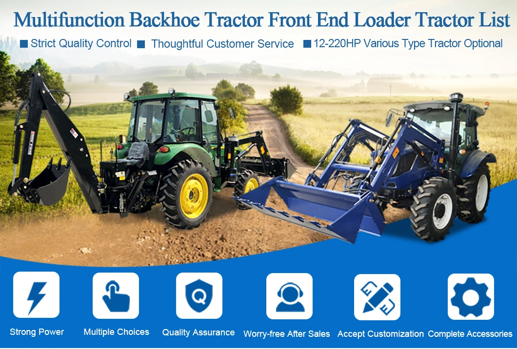 Latest Type Tractor Back Loader Small Tractor Loader for Sale