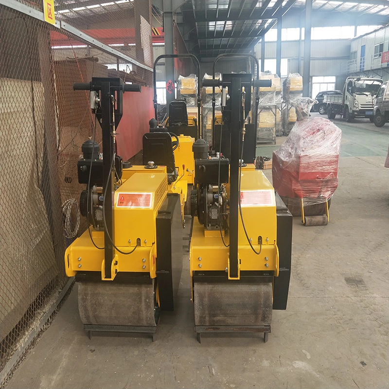 Driver Type Ride on Diesel 1ton Hydraulic Double Drum Roller Vibratory Road Roller for Sale