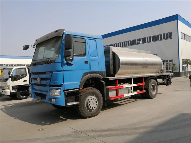 6mt Intelligent Emulsion Heated Bitumen Sprayer Truck