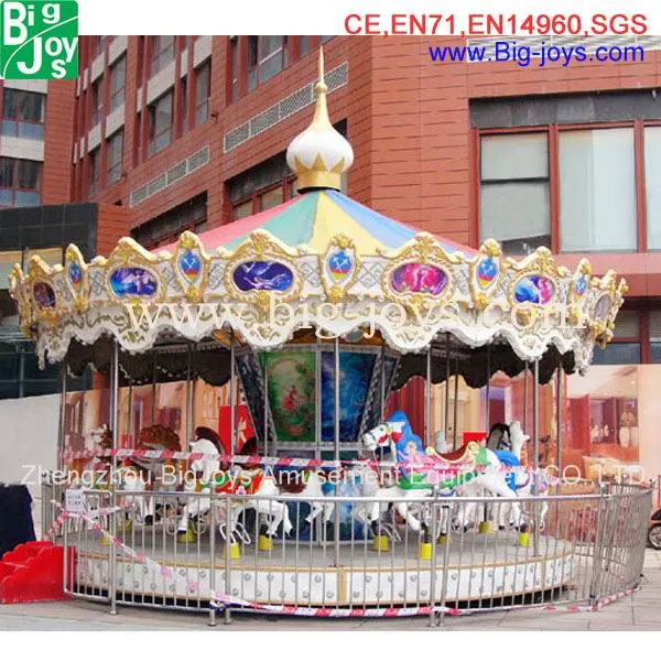 Cheap 16 Seats Carousel Ride for Sale, Musical Carousel Ride