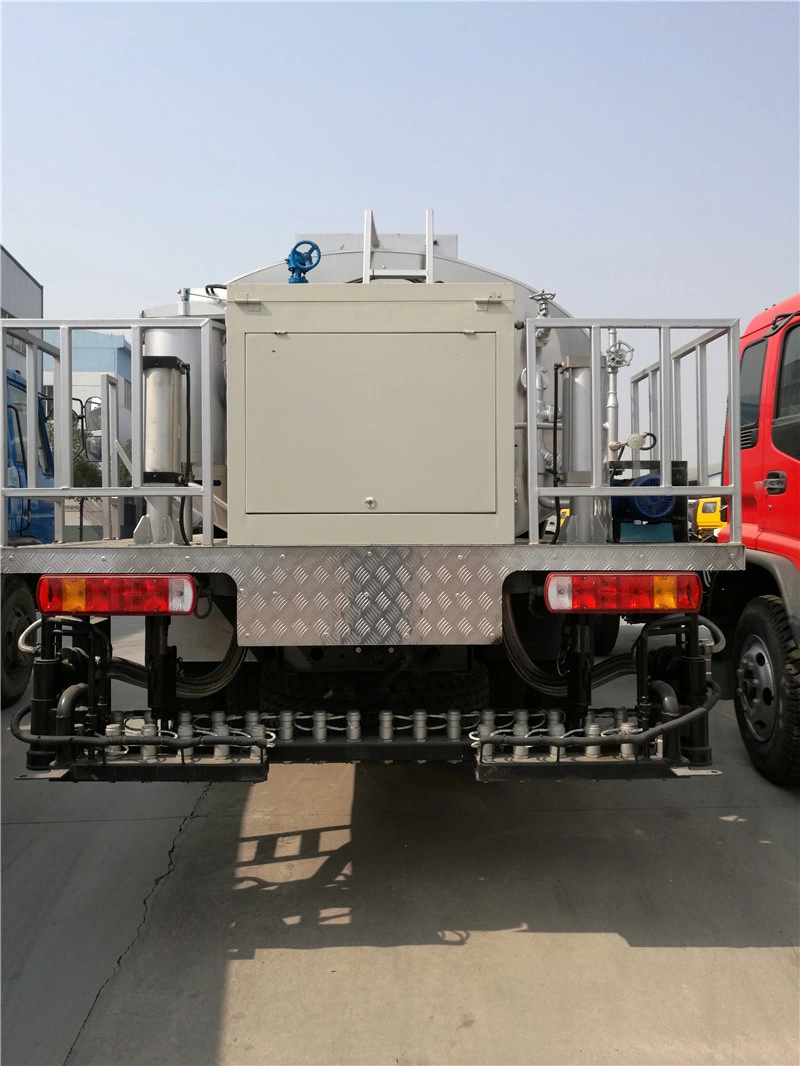 6mt Intelligent Emulsion Heated Bitumen Sprayer Truck