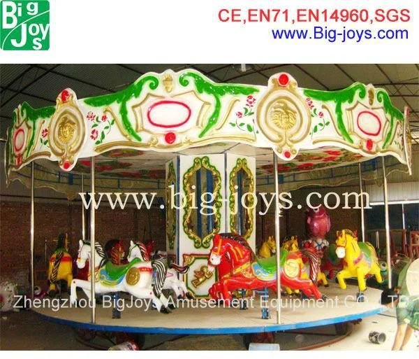 24 Seats Amusement Park Carousel Ride for Sale, Merry Go Around