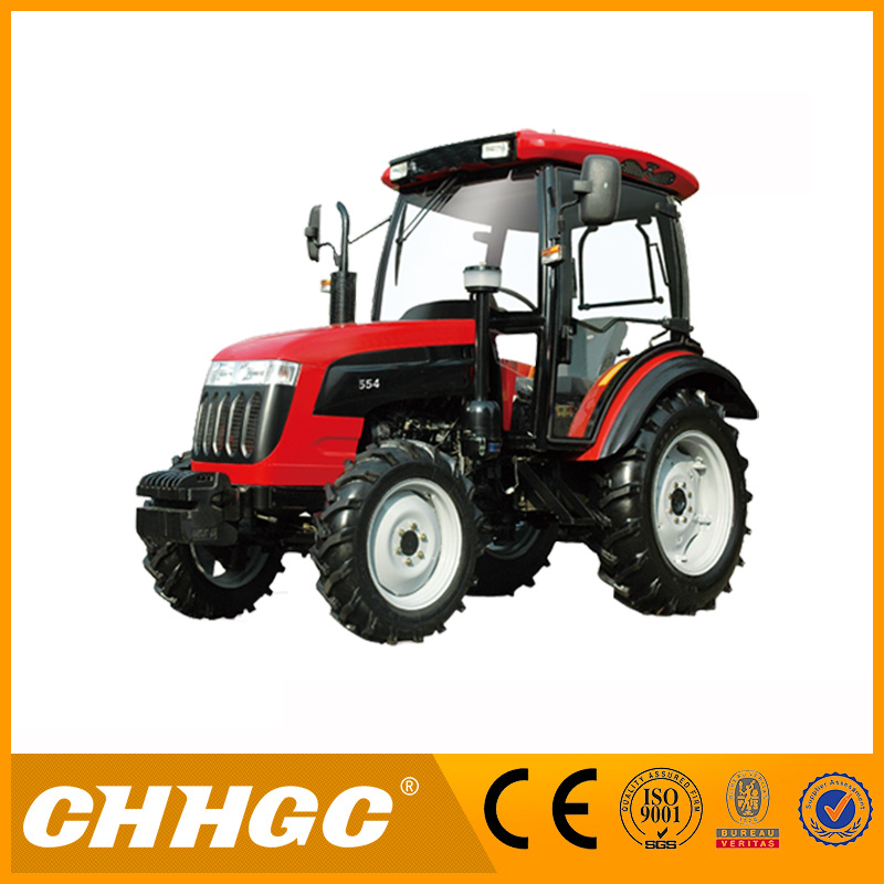 Mini Farm Tractor, 45HP 4WD Wheel Drive Tractor with Farm Implements