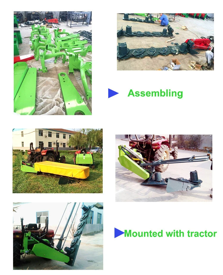 Agriculture Machinery Alfalfa Cutting Machine Disc Mower Lawn Mower Tractor