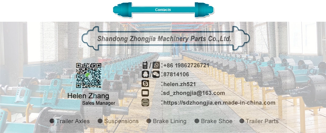 American Type Mechanical Trailer Suspension Part for Semi Trailer Parts and Truck Spare Parts