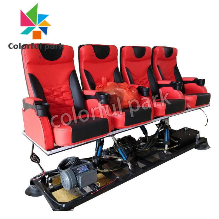 Colorful Park Mobile Truck 4 Seats 5D/7D Interactive Action Cinema Arcade Machine for Sale