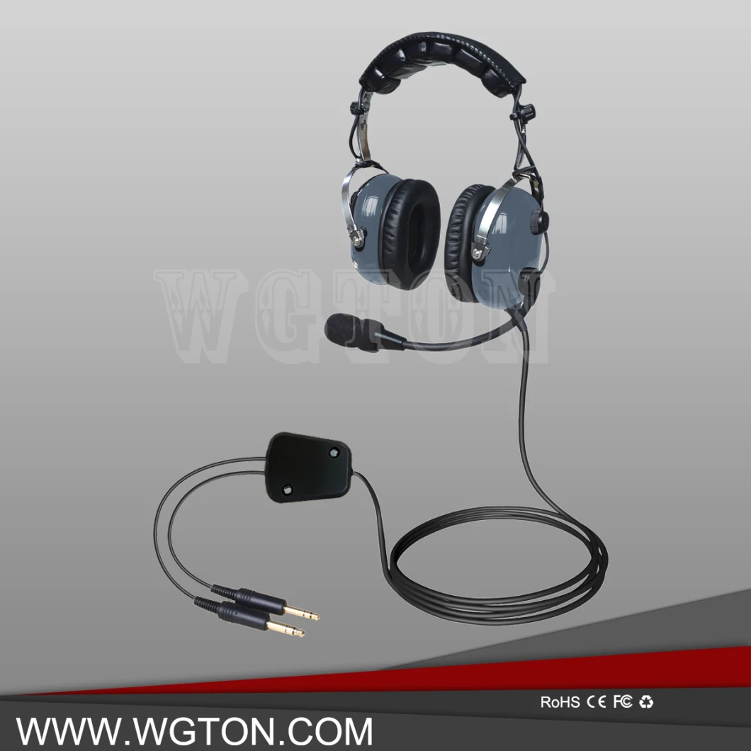 Pnr Pilot Communications Aviation Headset Pilot Aviation Headset with Dynamic Speaker