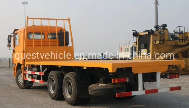 Shacman 6X4 Excavator Low Bed Truck Platform Wrecker Truck Towing Truck for Road Rescue