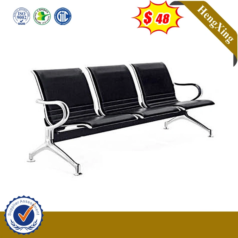 3 Seats Leather Waiting Chair Airport Rest Chair