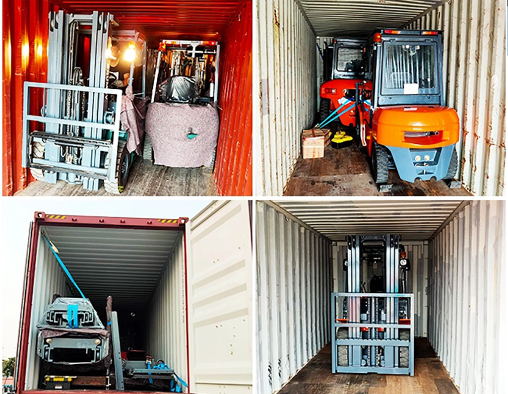 2.5ton, 3ton, 5ton, 7ton Diesel forklift, fork truck with pallet fork with good quality engine