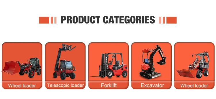 Everun Erdf15 Diesel Forklift Mini Forklift Small Loader Earth-Moving Machinery with Cheap Factory Price