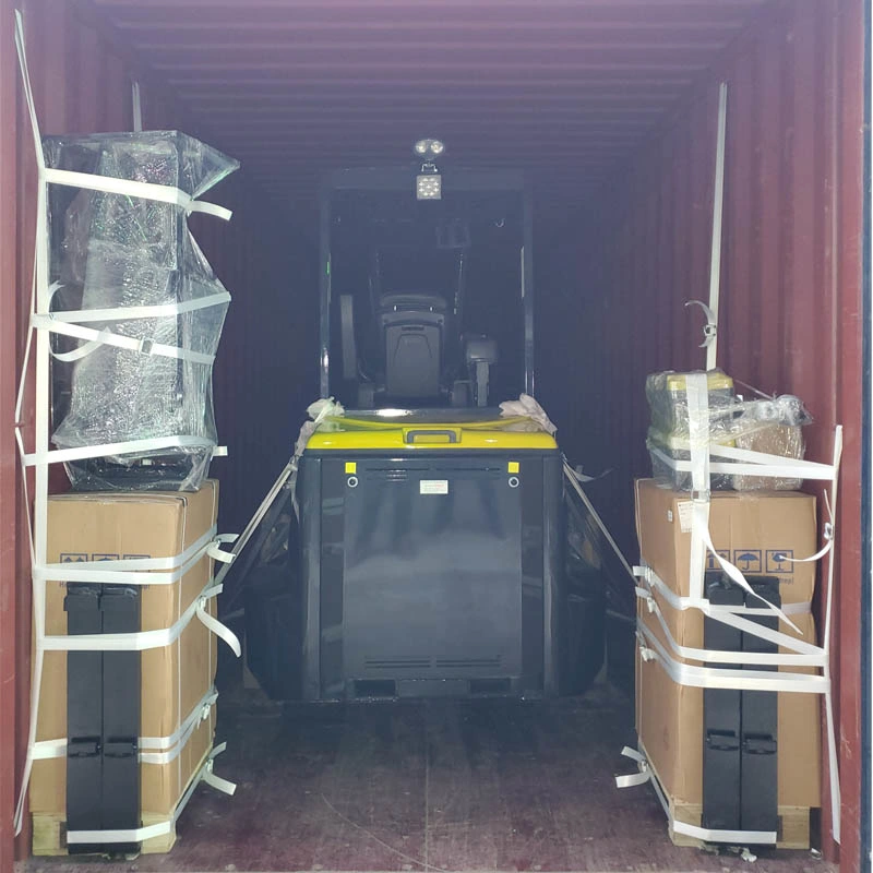 CE Approved 3000kg Electric Forklift Narrow Aisle Forklift Articulated Forklift