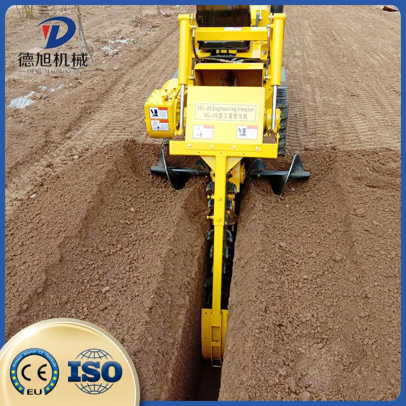 Factory Outlet Store Garden Agricultural Tractor Hydraulic Agriculture Trencher Machine with 150mm Wide Chain