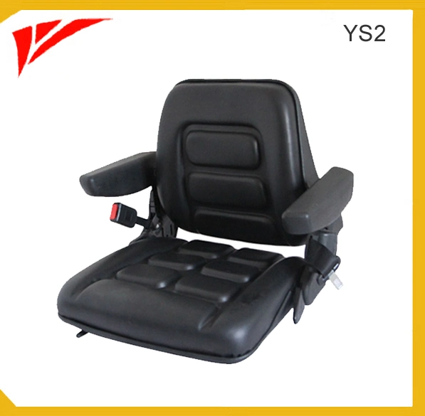 Hyundai Backhoe Loader Forklift Seat with Foldable Backrest