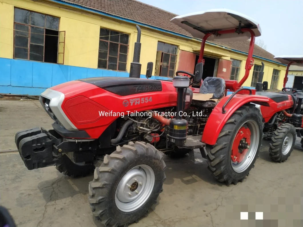 Compact Structure 55HP 4WD Agriculture Compact Mini Farm Tractor