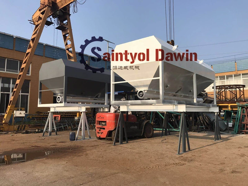 Low Profile Mobile Auto Unloading Weighing Low Level Silo Customized Horizontal Silo on Sale