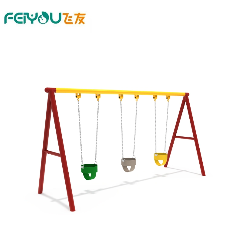 Colorful Children Swing Double Seat Funny Kids Swing Playground Swing Plastic Seat