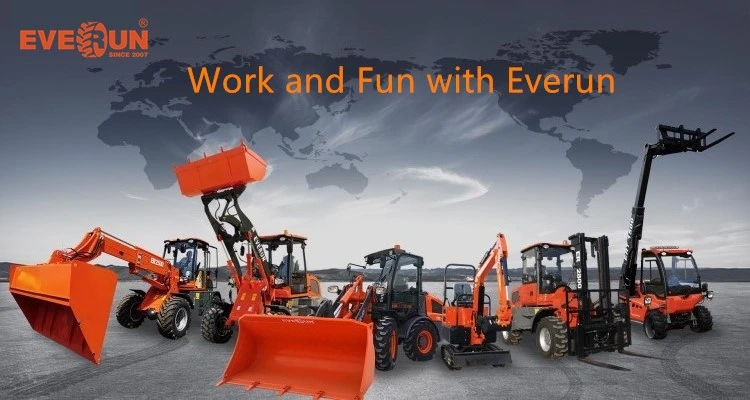 Everun Erdf20 2t Small Forklift Mini Forklift Small Loader Earth-Moving Machinery with Cheap Factory Price