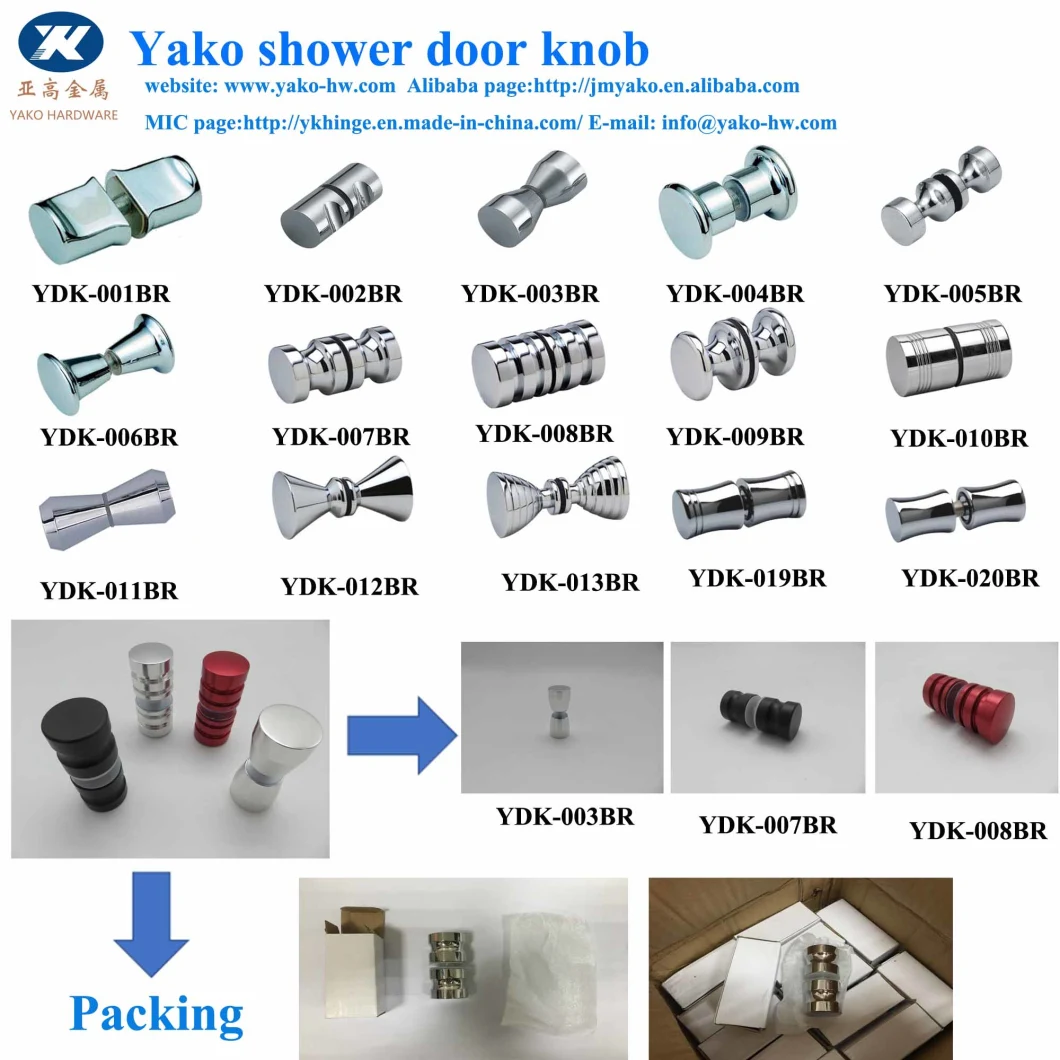 Low Price Customized Back to Back Stainless Steel Furniture Door Knob (YFH-074)