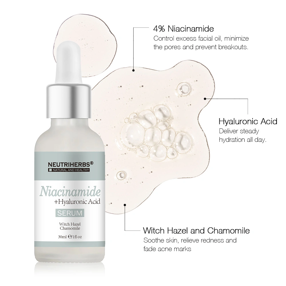 Effective Natural Pore Minimizer Vitamin B3 Niacinamide Scar Removal Anti Acne Serum