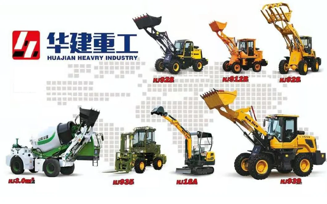 2.4ton/2400kgs /1m3 Front End Wheel Loader Payloader Building Machinery Construction Machinery