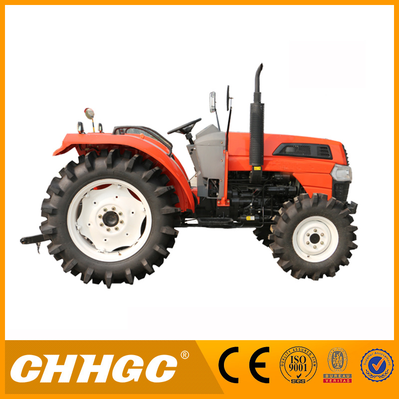 Mini Farm Tractor, 45HP 4WD Wheel Drive Tractor with Farm Implements