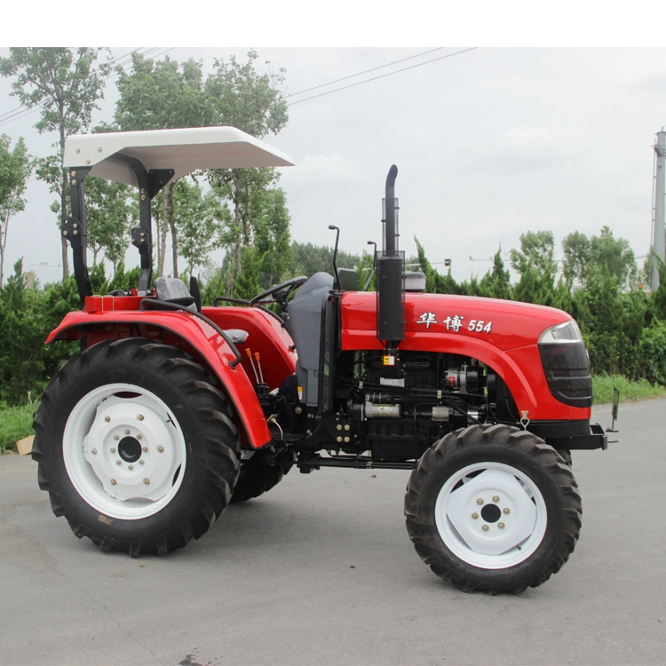 Cheap Farm Tractor 55HP Farm 4WD Traktor 4X4 Trailer Mini 55HP Agricultural Tractor 55HP Farming Tractor