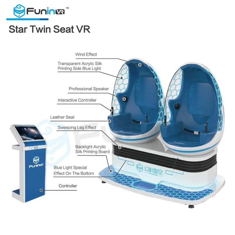 Interactive Virtual Reality Amusement Equipment 9d Vr Egg Cinema