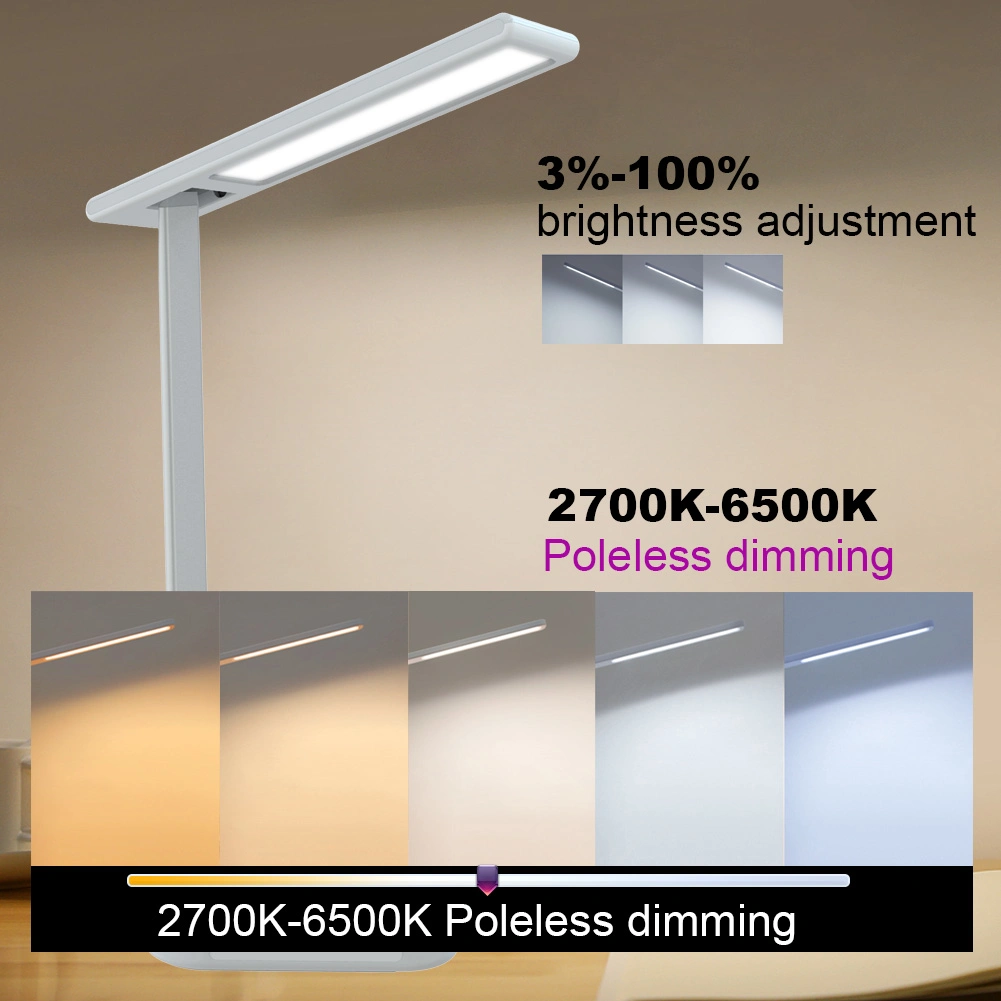 LED Desk Lamp 3%-100% Brightness Adjustment Angle Adjustable