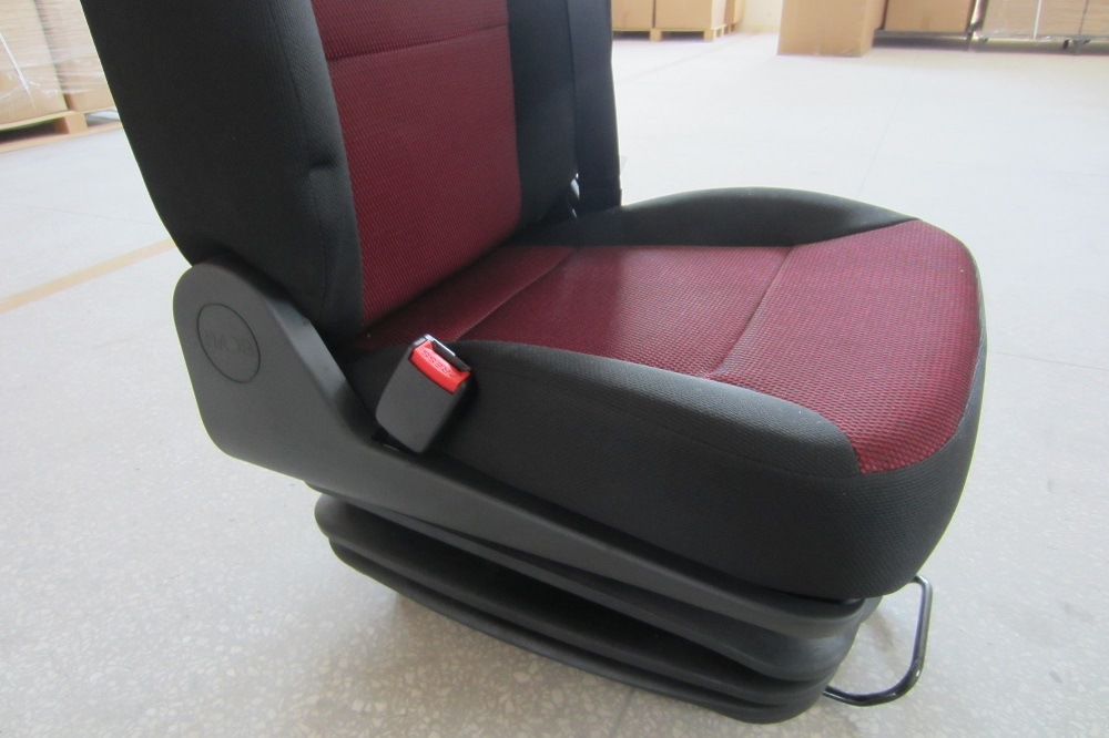 Construction Machine Part Seat Air Suspension Driver Seat with 3 Point Belt