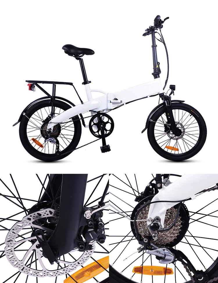 20 Inch Fat Tire Pedal Bike Anti-Theft Lock E-Bike Adjustable Seat Folding Dirt Bicycle