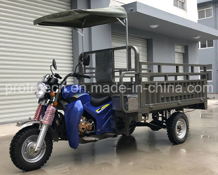New Three Wheeler Cargo Tricycle with Passenger Seats
