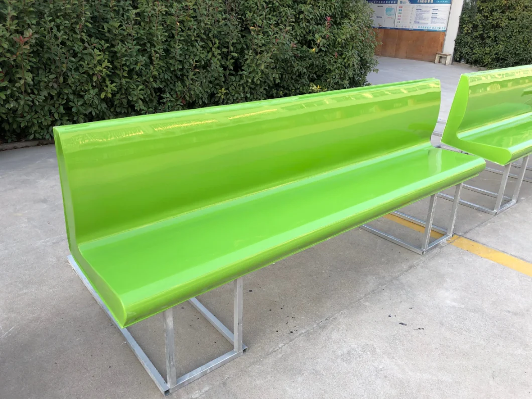 Train Bench Seat for Subway Coach with FRP Material
