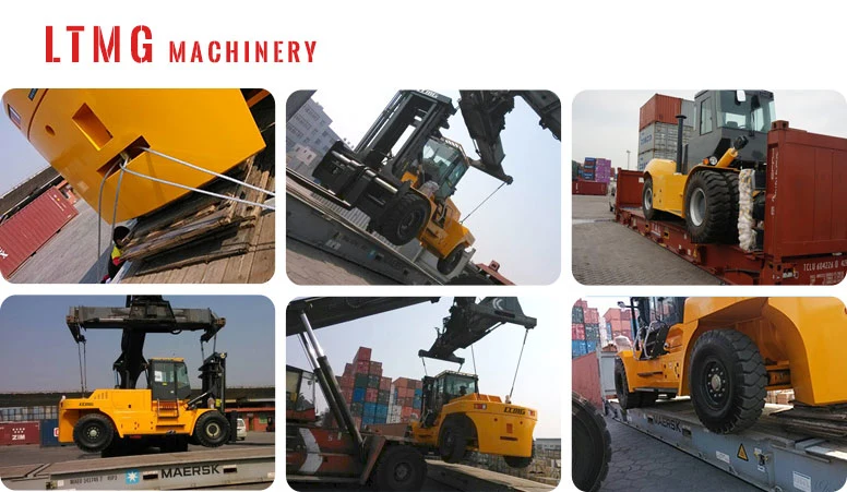 Container Handler Forklift Truck Work at The Port Heavy Duty Forklift 30 Ton Forklift for Sales