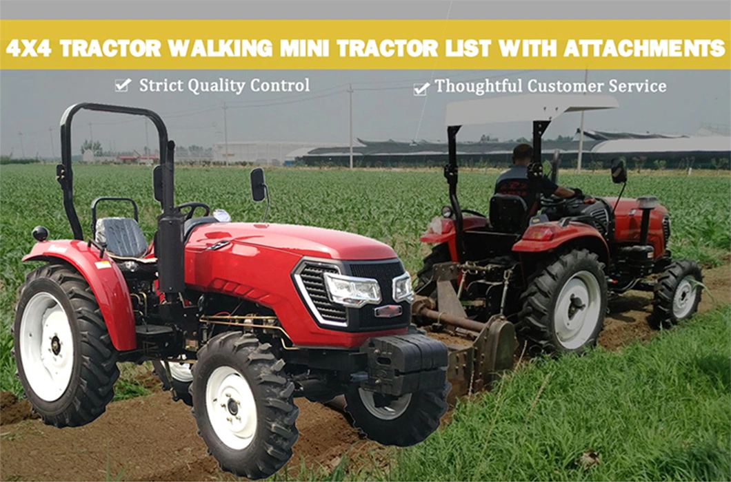 Wildly Used Powerful Mini Garden Tractors Mini Walking Tractor Small Farm Tractor with Attachments List